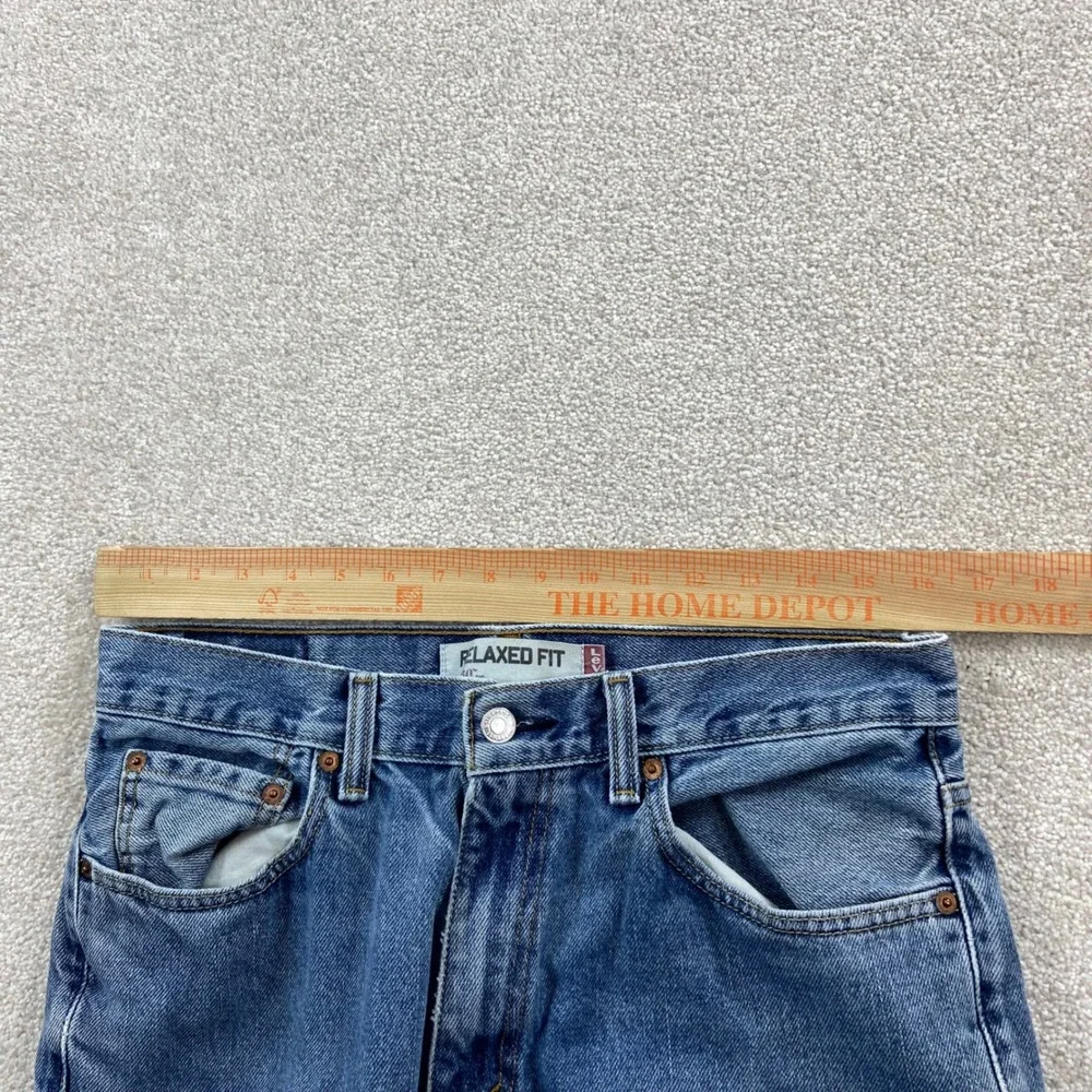 Vtg Y2K Levi's 550 Relaxed Fit Tapered Leg Jeans Mens 33x30 Blue Denim
